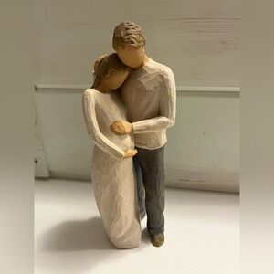 Willow Tree Promise, Sculpted Hand-Painted Figure 9” Tall Couple Love Romance